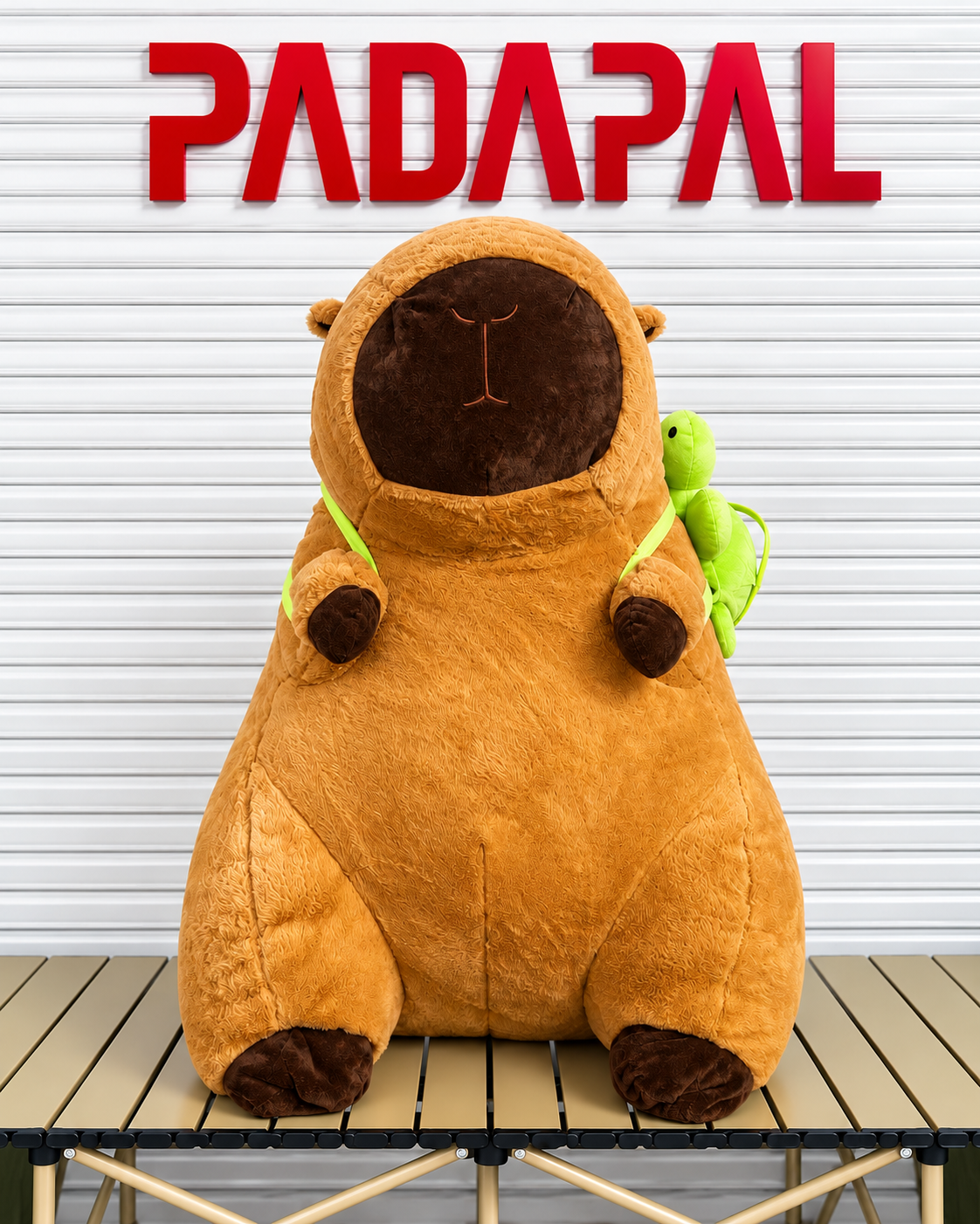 100-Inch Giant Capybara Plush – Ultra Soft, Oversized Cuddly Stuffed Animal.