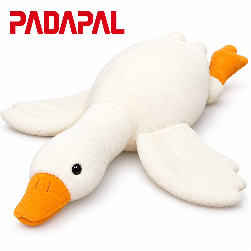 40-Inch Large Goose Plush – Ultra Soft & Cuddly Stuffed Animal Pillow.