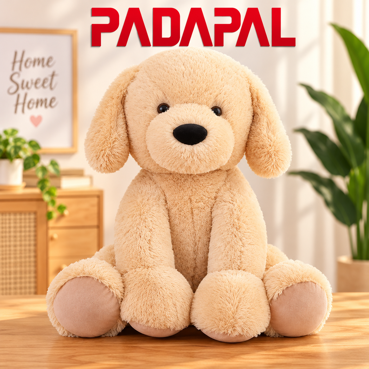 40-Inch Large Golden Retriever Dog Plush – Ultra Soft & Cuddly Stuffed Puppy.
