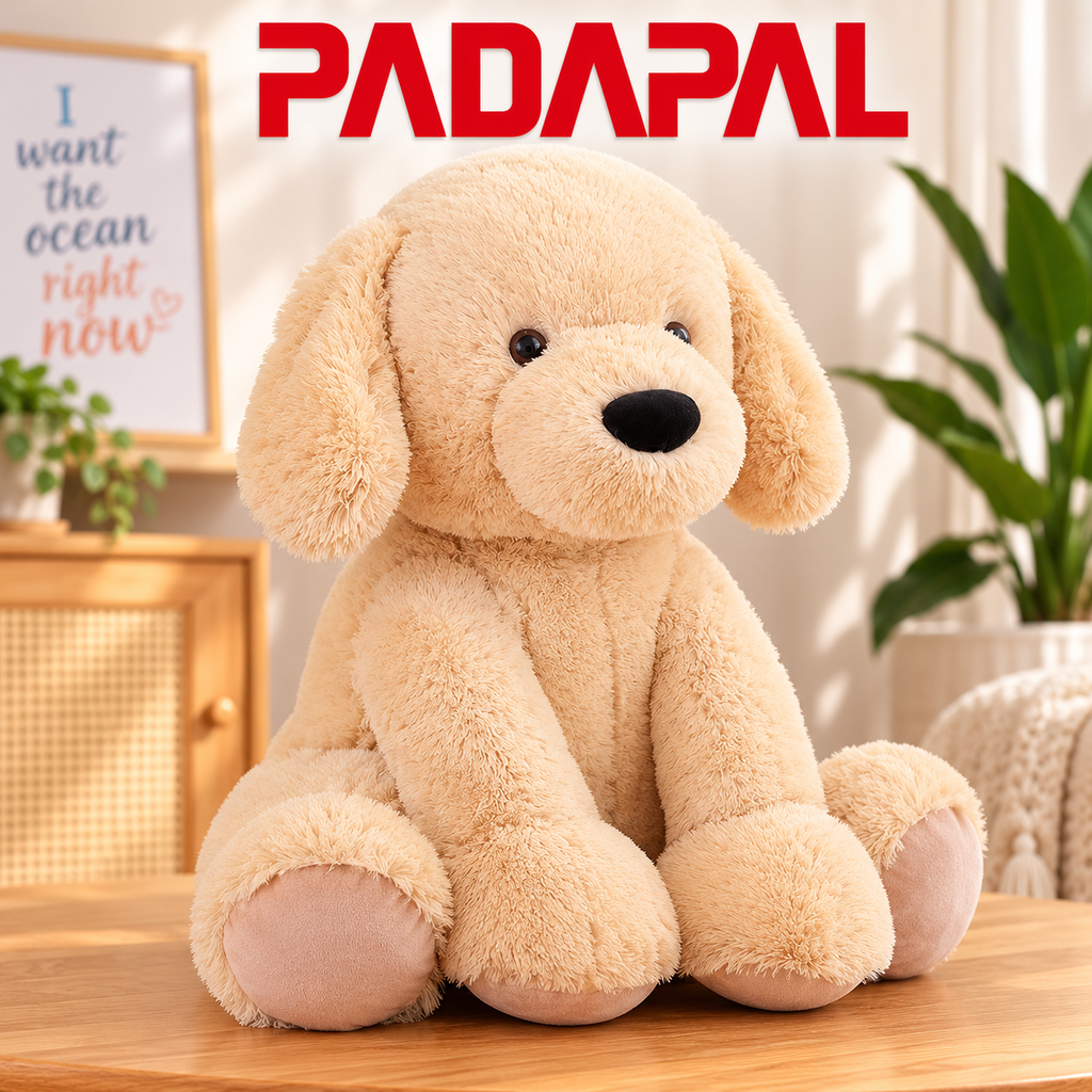 40-Inch Large Golden Retriever Dog Plush – Ultra Soft & Cuddly Stuffed Puppy.